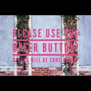 All reasonable offers will be considered!